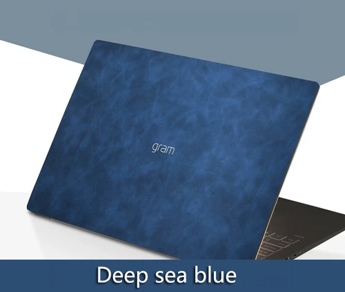 Leather Laptop Sticker Skin Decals Cover for LG Gram 17 2024 17Z90 17" Laptop