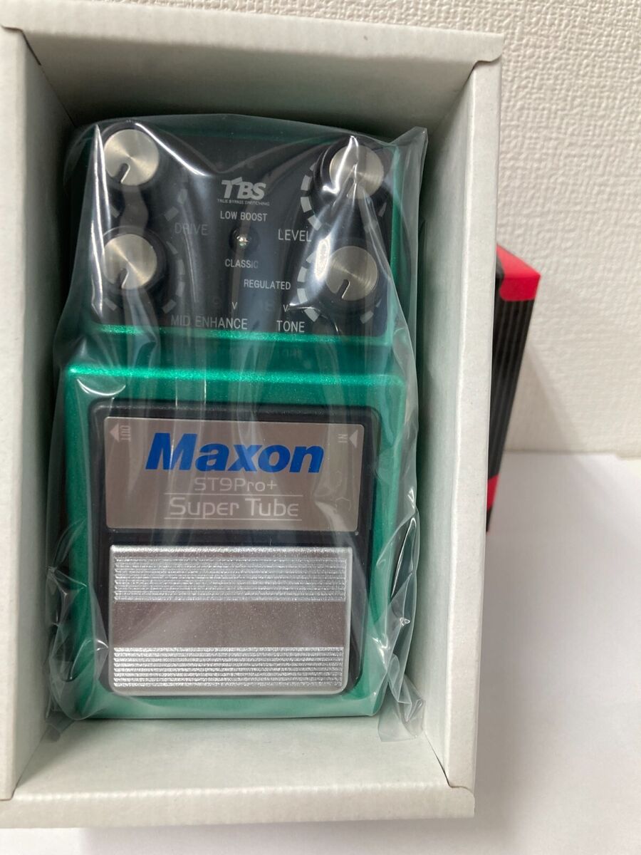 Maxon ST-9 PRO+ Super Tube Guitar Overdrive for sale online Maxon ST-9 PRO+ Super Tube Guitar Overdrive for sale online