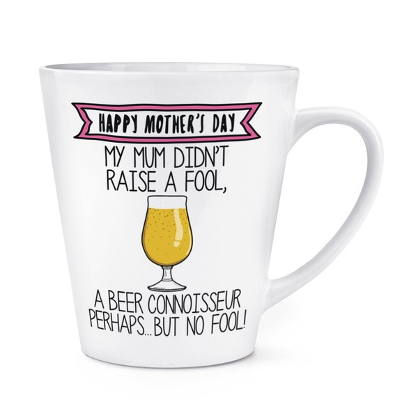 Happy Muttertag Bier Kenner 341Ml Latte Becher Tasse Mutter Drunk Ipa Lustig-image