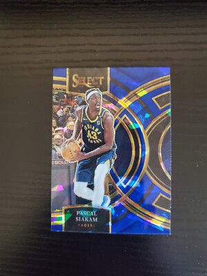 Pascal Siakam - 2023-24 Panini Select Premier #193 - BLUE CRACKED ICE
