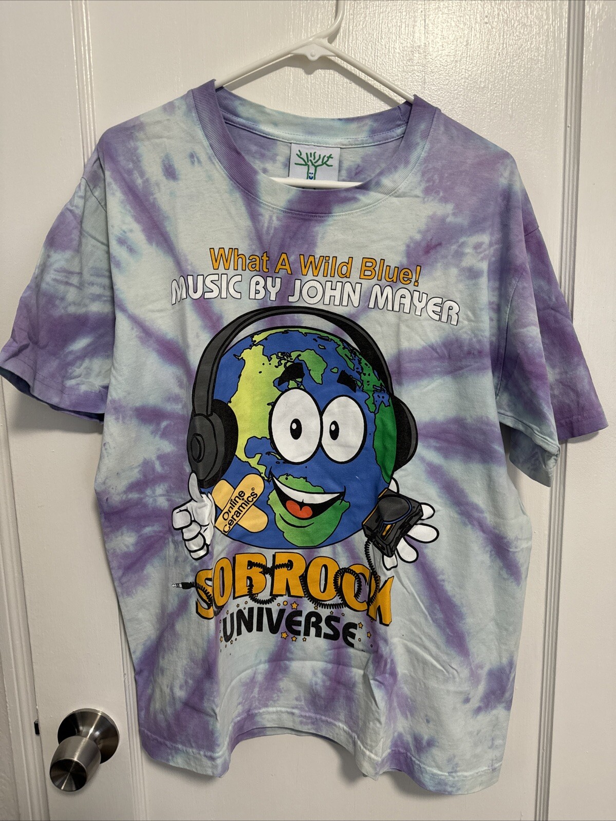 Online Ceramics Wild Blue Tee John Mayer Sobrock Universe Size M-image