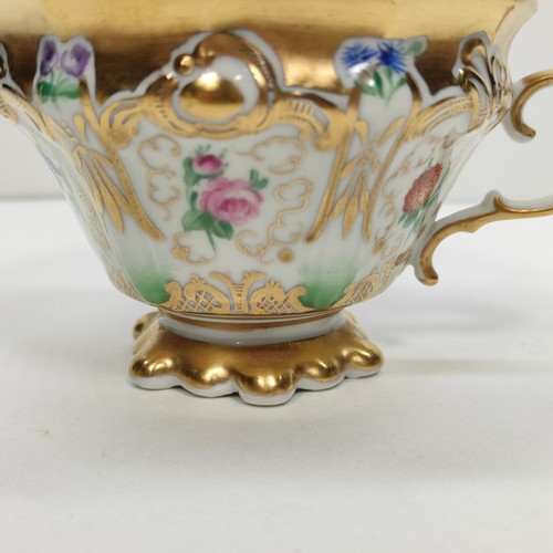 Rare Antique KPM Berlin HP Gold & Floral Beautiful Tea Cup Only Circa 1847s - Picture 18 of 24