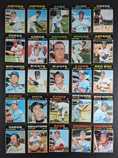 1971 Topps Baseball Set Break 25 Cards