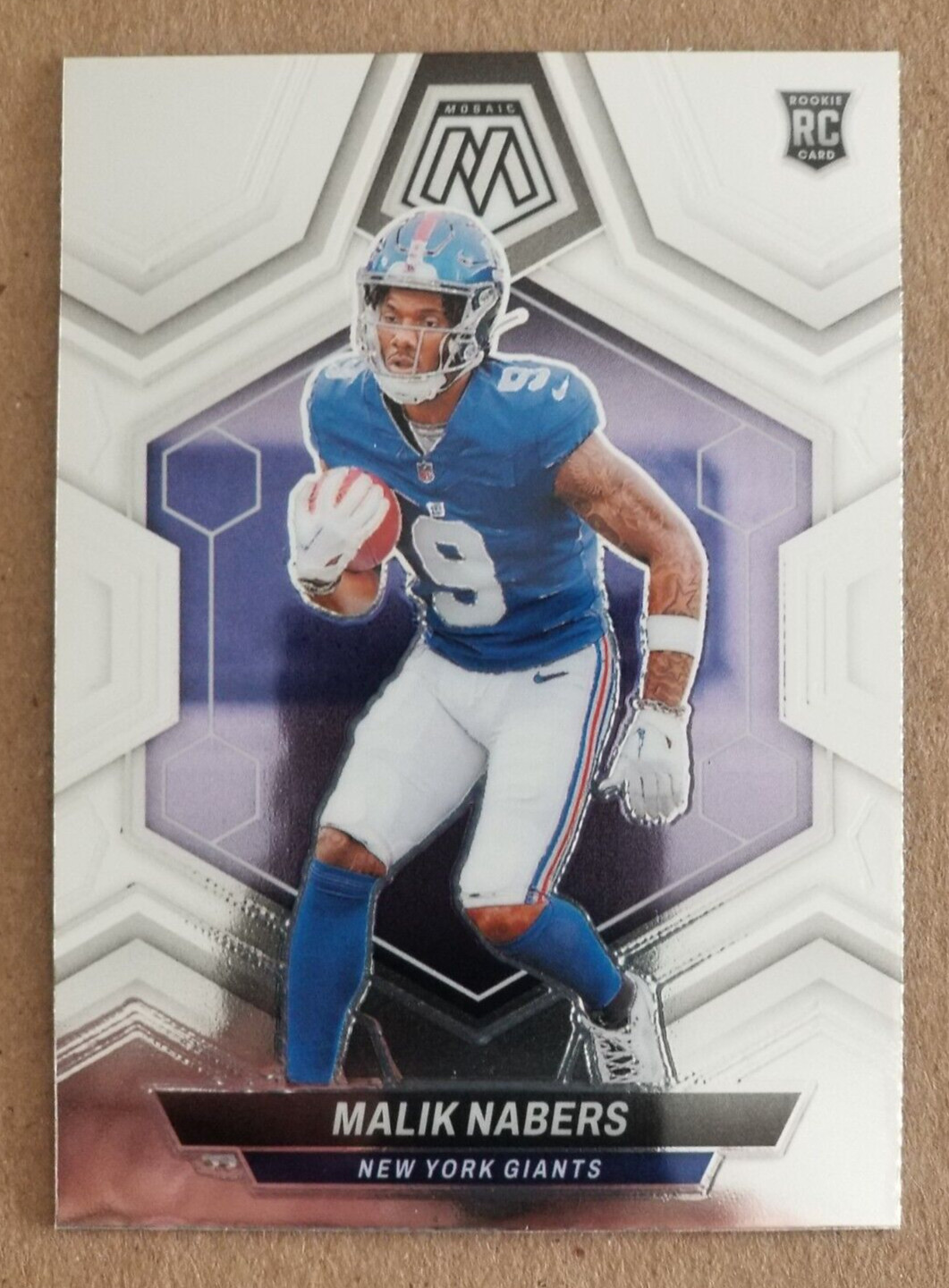 2024 Panini Mosaic Malik Nabers Rookie RC #306 New York Giants  