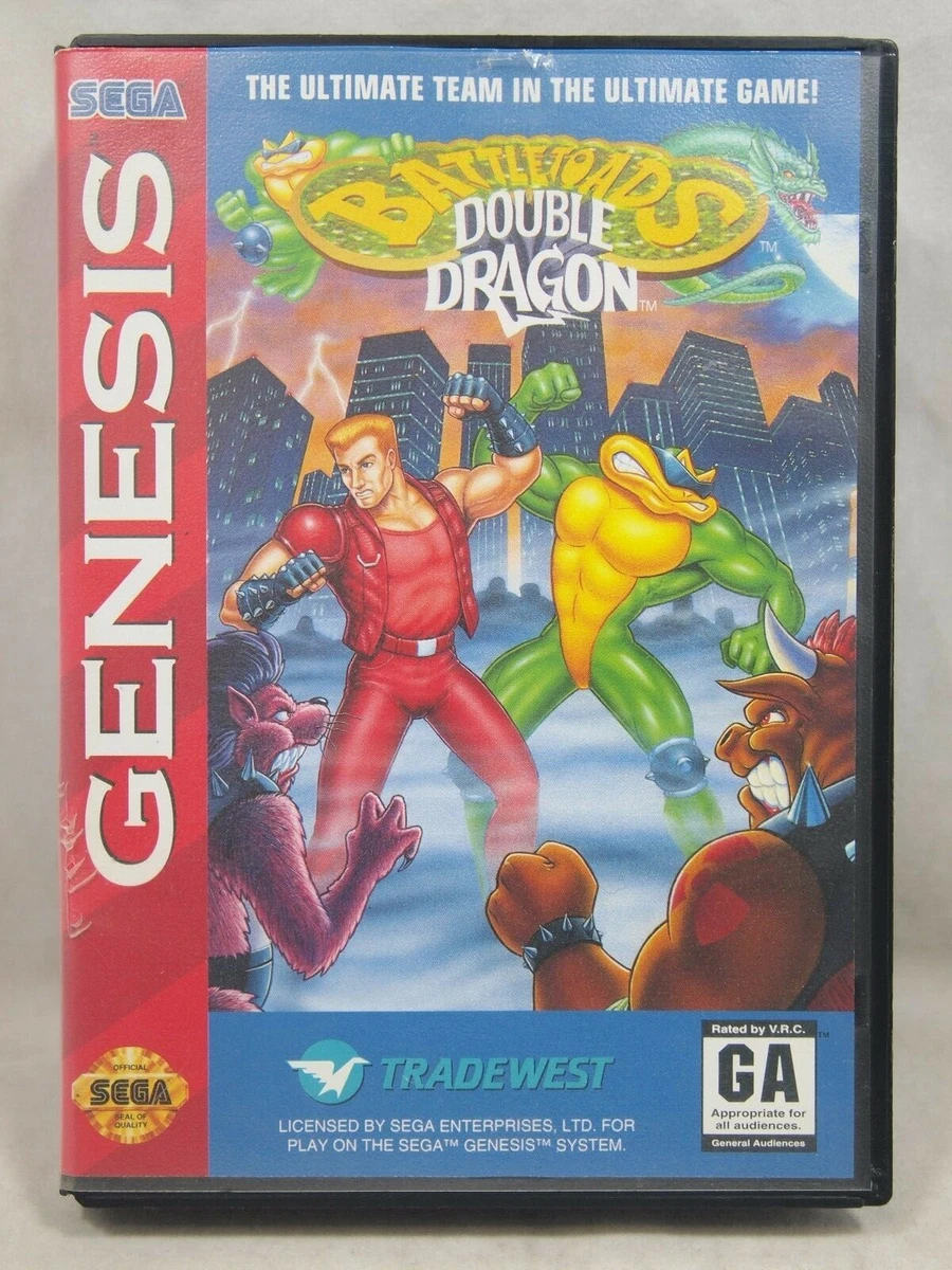 Battletoads double sale dragon sega genesis