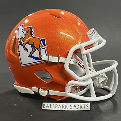 Boise State Broncos Speed Mini Helmet Riddell NCAA Orange
