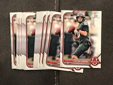 Player Lot (13) PAYTON THORNE Michigan State 2022 Bowman University Base Rookie