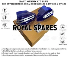 "HAND GUARD KIT, BLUE" FIT FOR R.E SUPER METEOR 650 & SHOTGUN 650 & INT & GT 650