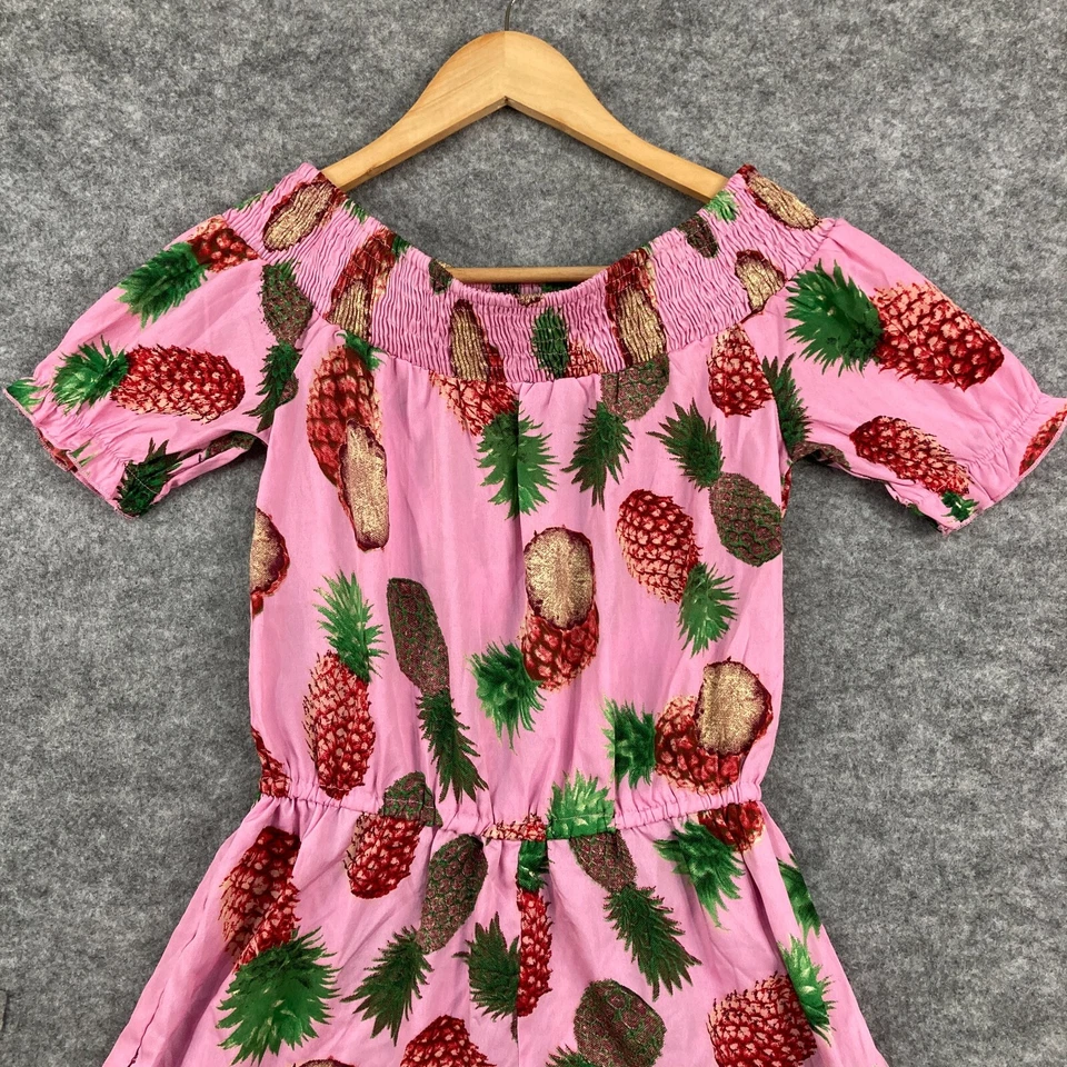 Mono Boohoo Mujer Talla 10 Pequeño Rosa Piña Manga Corta 13525 Foto 2 de 4