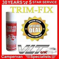 TRIM FIX High Temperature fix Adhesive Spray Van Car Carpet Heat Resistant Glue
