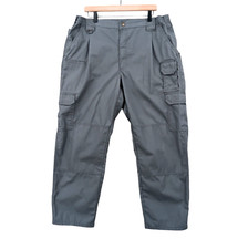 5.11 Tactical Pants Mens 36x29 Tag 40x30 Grey Cargo Taclite Ripstop Workwear