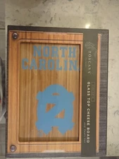 Toscana Picnic Time UNC Tarheels Concerto Glass Top Cheese Cutting Board ACC