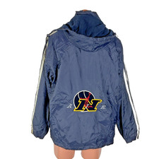 Vintage Air Nike Embroidered Black Jacket Size L Streetwear Bootleg 90s