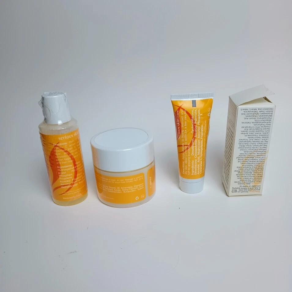 Serious Skin Care Set Vitamina C éster Crema para ojos/Relleno de línea/Gel de acción y más Foto 2 de 4