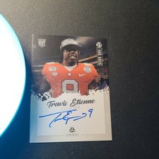 Travis Etienne Auto Luminance Year One Blue Ink 🔥 Var B -  LAWRENCE  RARE! 2352