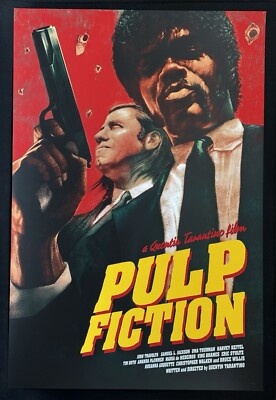 Pulp Fiction Dave Merrell Bottleneck BNG Tarantino Travola Jackson Edition #/100