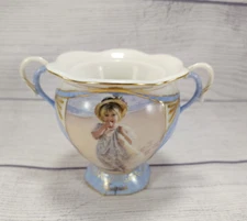 Ardleigh Elliott "Footprints in the Sand" Gold Gilt Music Box (Lid is Missing)