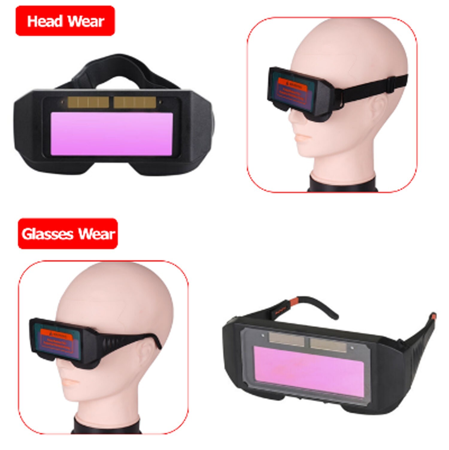Welding Glasses Auto Darkening  Goggles Mask Safety Automatic Dimming Welder Arc