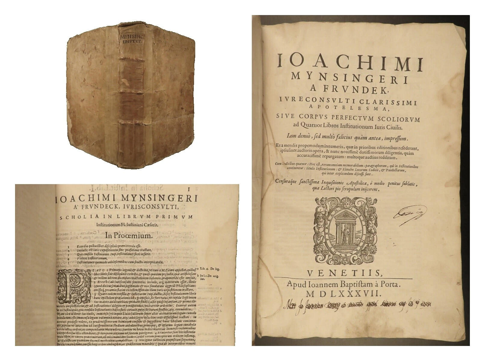 European Law & Government Antiquarian & Collectible Books in Latin