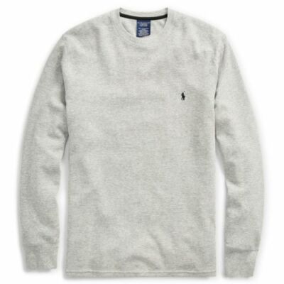 New Mens Ralph Lauren Polo Top Crew Waffle Thermal Top Small