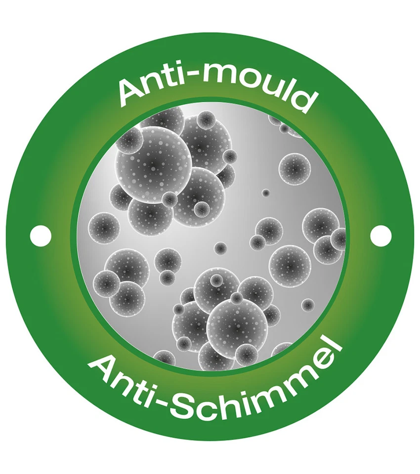 DUSCHVORHANG TEXTIL WANNENVORHANG BADEWANNENVORHANG ANTI SCHIMMEL EFFEKT BALANCE - Bild 2 von 4