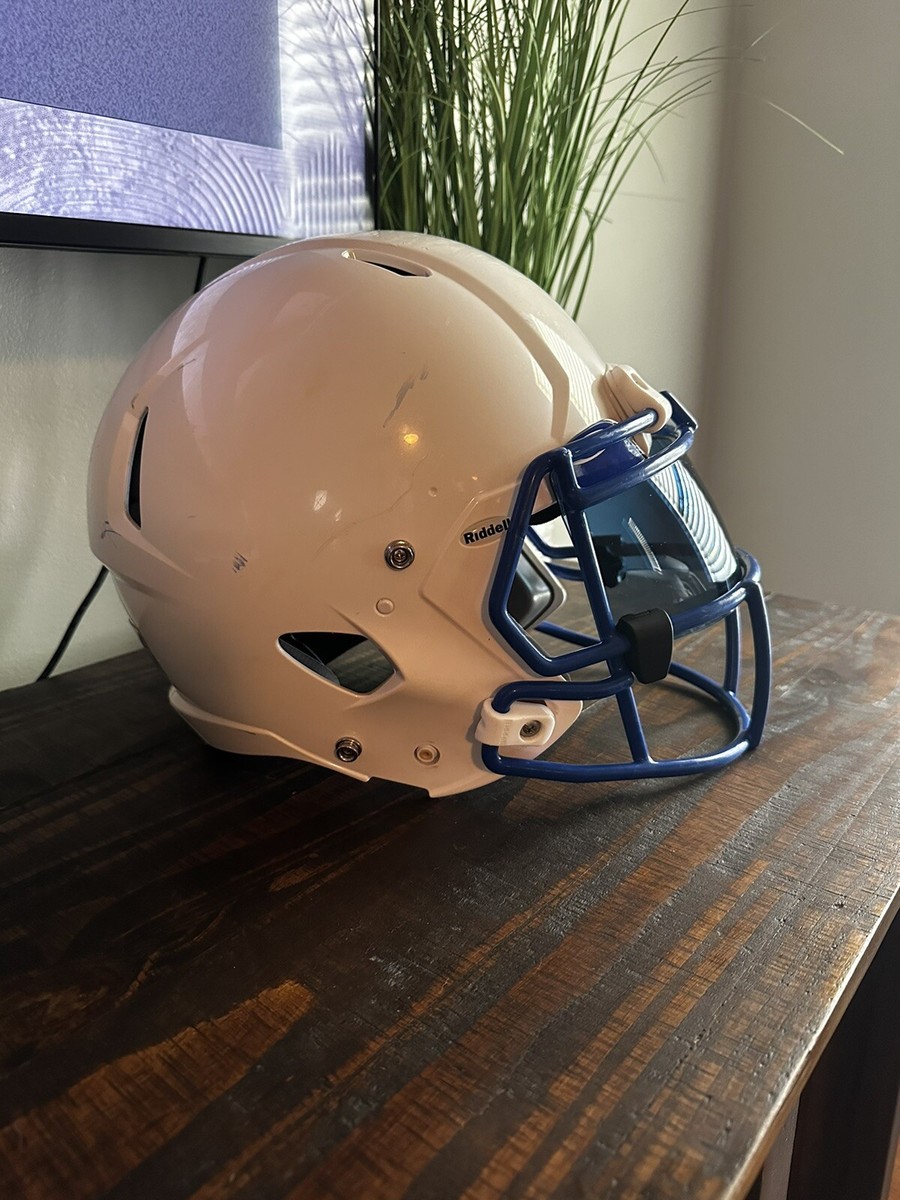 Blue Facemask and blue oakley visor for Riddell Speed - S2BD-SW-SP