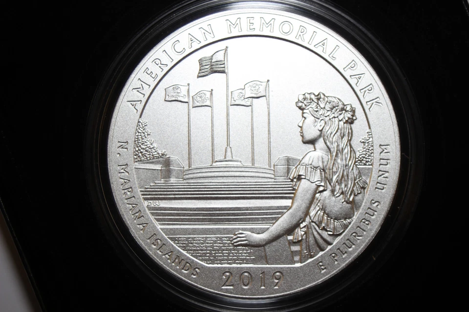 2019-P Marianna's America the Beautiful Five Ounce Silver Uncirculated (NUM5804) - Image 4 of 4