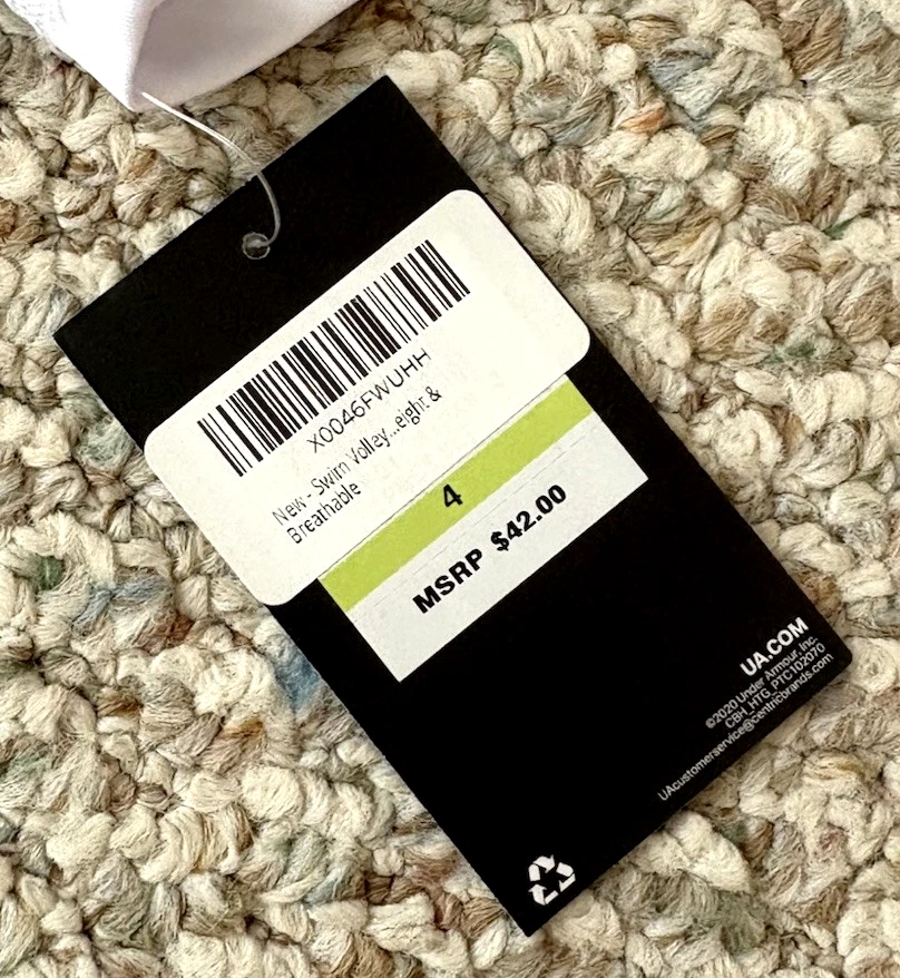 Under Armour Youth NEW 2-Piece Swim Volley Set Shirt & Matching Shorts Size 4 - Image 4 of 4