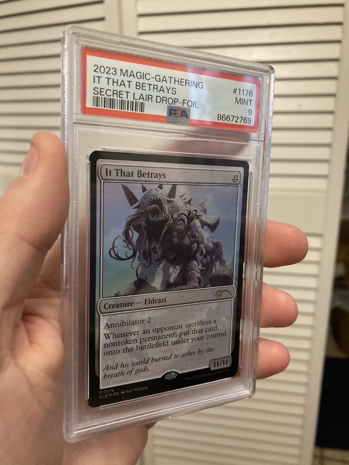 It That Betrays Foil [Secret Lair Drop Series] MTG PSA 9 Mint eBay