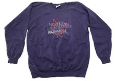 Vintage Northern Reflections Sweatshirt Name Graphic Purple