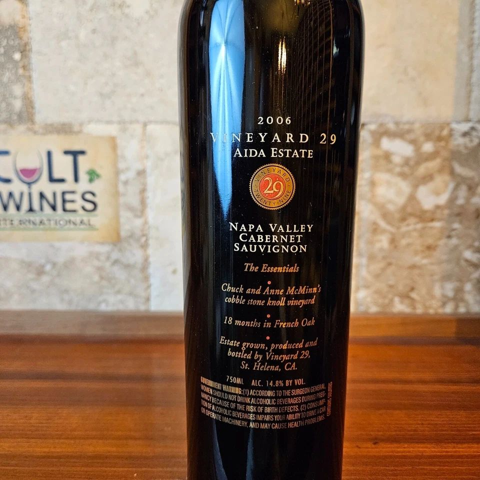 2006 Vineyard 29 Aida Estate Cabernet Sauvignon [RP-93pts] - Image 2 of 3