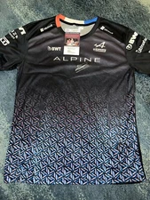 Esteban Ocon Signed Alpine T Shirt Formula 1 Star JSA Auth