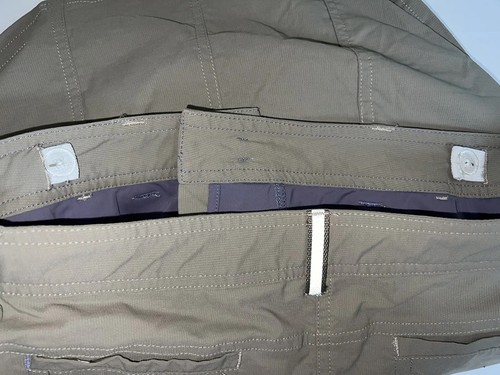 L.L. Bean Skort Girls Size 16 Dark Taupe Purple Shorts Elastic Waist Outdoor - Picture 8 of 12