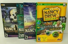 Nancy Drew 4 PC Game Lot Mystery Computer Her Interactive