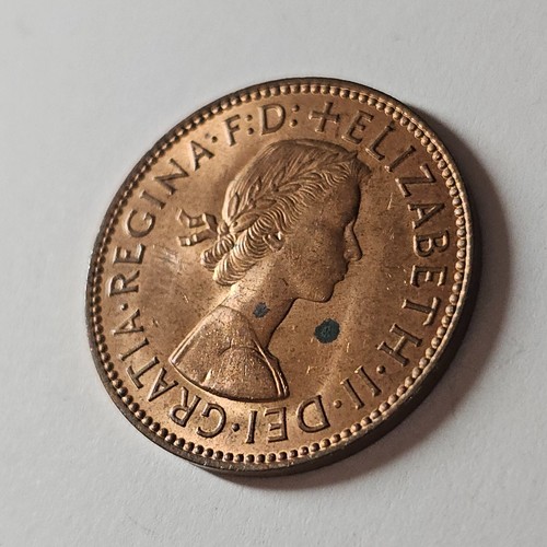 1960 Great Britain UK halfpenny - KM# 896 - SHIP LOW COST - UK-120 - Picture 4 of 5