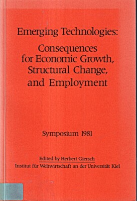 Emerging Technologies: Consequences for Economic Growth, Structural Change, and