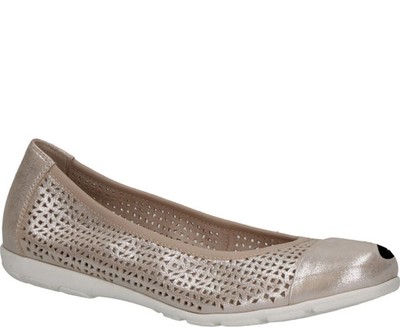 Caprice Women's Beige Ballet Flats Casual Fashion 9-22188-44341