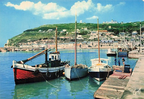 CPA Ancienne – Fécamp (76) – Remorqueur Dans L’avant-port – Carte Postale Noir Et Blanc – 1900