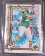 Topps 2025 Holiday Rookie Base Nick Kurtz #H40 Oakland Athletics Baseball