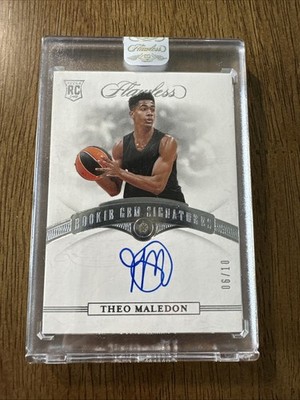 2020 FLAWLESS ROOKIE GEM SIGNATURES DIAMOND AUTO THEO MALEDON RC # d 06/10 RARE