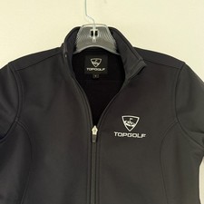 Topgolf Black Full Zip HPI Performance  Softshell Jacket Women's Small