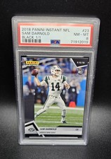 2018 Panini Instant NFL #23 Sam Darnold Black 1/1 PSA 8