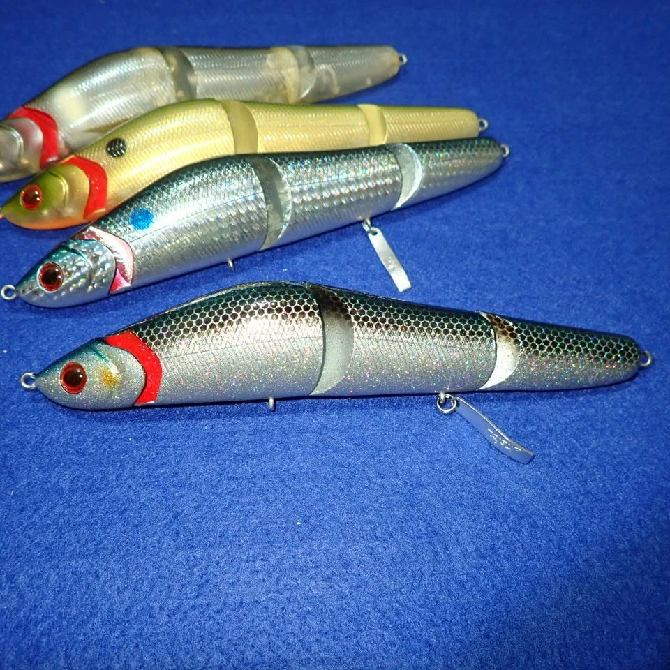 Señuelo de lubina JDM APIA X MOLIX Big Bait Joint minnow BRIGANTE 160SW Hecho en Japón Foto 4 de 4