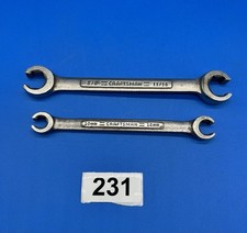 Craftsman Double End Flare Nut Wrenches 1116 X 58 44173 10-12mm 44176 Usa