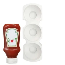 User-Friendly Moisture-proof Storage Rack for Easy Squeeze Bottle Condiment USA