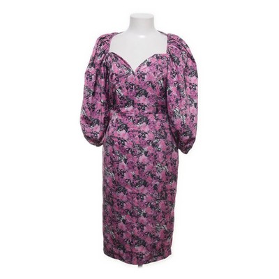 Rotate, Maxikleid, Größe: 36, Pink/Schwarz/Weiß/Mehrfarbig, Blumen, Damen #NpA