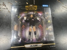AEW Jazwares Supreme CM Punk Action Figure Wal-Mart Exclusive WWE