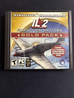 IL-2 Sturmovik Forgotten Battles Gold Pack PC Game 2004 Strategic Simulations