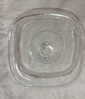 Vintage Pyrex Corning Ware A-9-C Clear Glass Square Casserole Replacement Lid