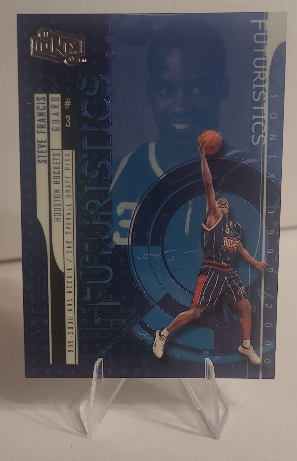 1999-00 Upper Deck Ionix - Futuristics Steve Francis #62 /3500 (RC)